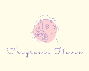 Feminine Woman Beauty logo design