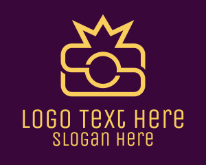 Vlogger - Camera King Photographer logo design