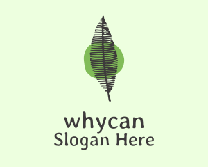 Organic Fern Leaf  Logo