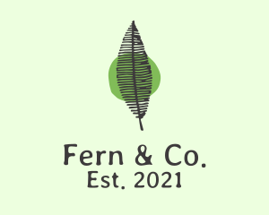 Fern - Organic Fern Leaf logo design