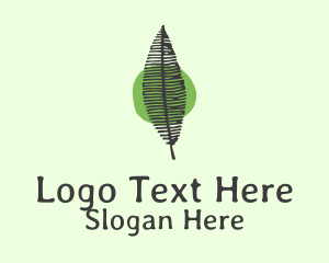 Organic Fern Leaf  Logo