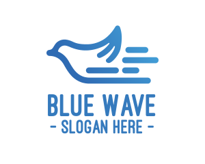 Blue - Blue Fast Bird logo design
