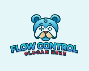 Bear Game Controller logo design