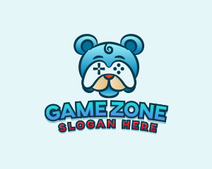 Bear Game Controller logo design