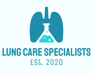 Respiratory Lung Research Laboratory logo design