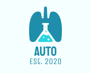 Science - Respiratory Lung Research Laboratory logo design