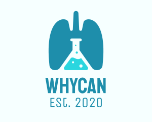 Body Organ - Respiratory Lung Research Laboratory logo design