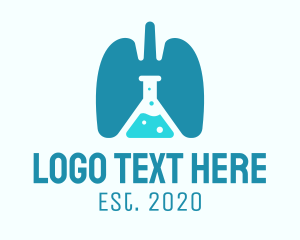 Research - Respiratory Lung Research Laboratory logo design