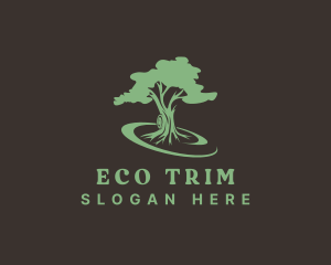 Eco Environmental Tree logo design