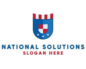 National - National Shield Protection logo design