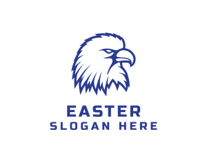 Pilot - Angry Eagle Bird logo design