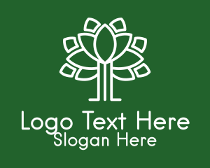 Lotus Organic Tree Logo