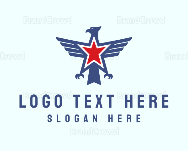 Star Eagle Bird Logo