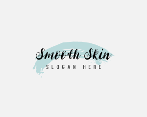 Script Cosmetics Shop logo design