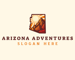 Arizona - Arizona Sedona Red Rocks logo design