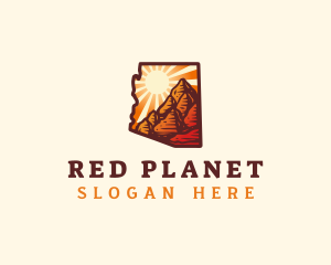 Arizona Sedona Red Rocks logo design