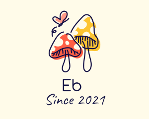 Fairy Tale - Cute Mushroom Cartoon logo design