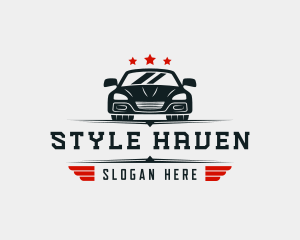 Race - Car Garage Vehicle logo design