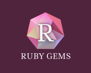 Ruby - Crystal Gem Jewelry logo design