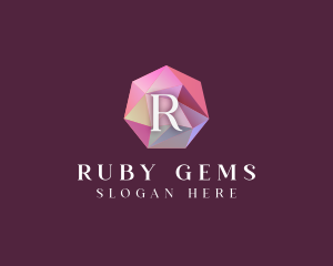 Crystal Gem Jewelry  logo design