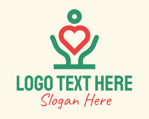 Gesture - Charity Love Caring Hand logo design