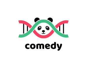 DNA Thread Panda  Logo