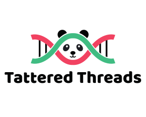 DNA Thread Panda  logo design