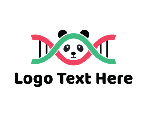 DNA Thread Panda  Logo