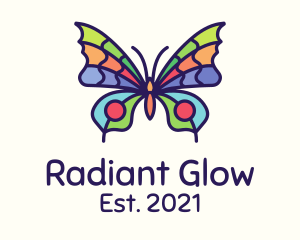 Radiant - Colorful Butterfly Insect logo design