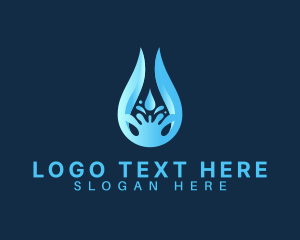Droplet - Hydro Water Droplet logo design