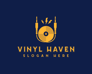 Vinyl - Music Studio Vinyl logo design