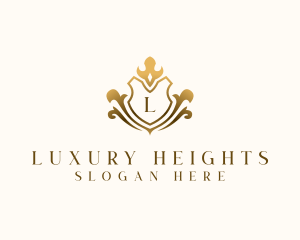 Luxury Shield Hotel logo design