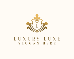 Luxury Shield Hotel logo design