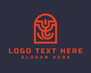 App Developer - Abstract Arch Letter Y logo design