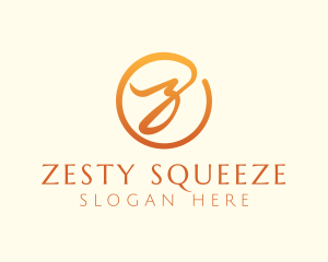 Boutique Cursive Brand logo design