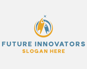 Visionary - People Leadership Success logo design