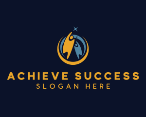 People Leadership Success logo design