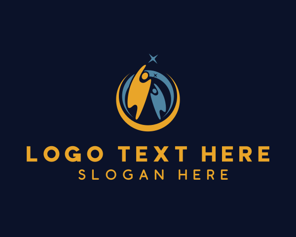 Visionary - People Leadership Success logo design