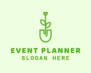 Produce - Gardening Shovel Sprout logo design