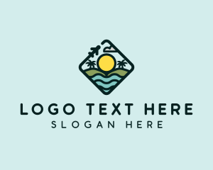 Travel - Travel Vacation Beach logo design