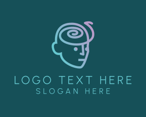 Brain - Psychological Health Therapy logo design