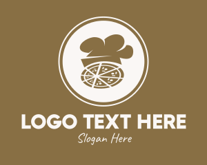 Pizza - Brown Pizza Chef logo design