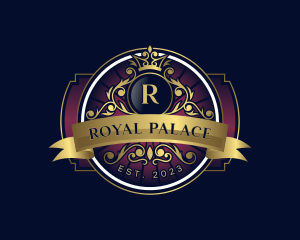 Crown Ornamental Royalty logo design