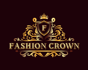 Floral Luxury Crest logo design