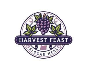 Grape Fruit Oregon logo design