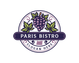 Grape Fruit Oregon logo design