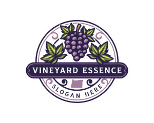 Grape Fruit Oregon logo design