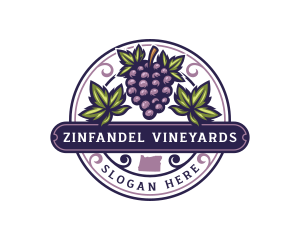 Grape Fruit Oregon logo design