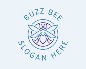 Buzz - Insect Wing Emblem logo design