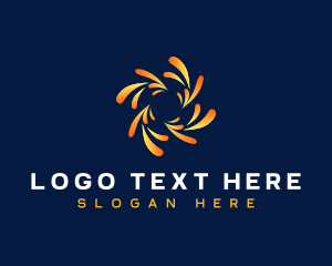 Dynamic - Fluid Swirl Vortex logo design